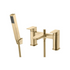 antonio brushed brass bath filler tap with shower mixer, Alessio, Brushed Brass Bath Shower Mixer Taps, Bath Taps, Taps, 2