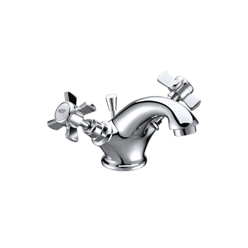 Aria Chrome Basin Mixer Tap And Waste