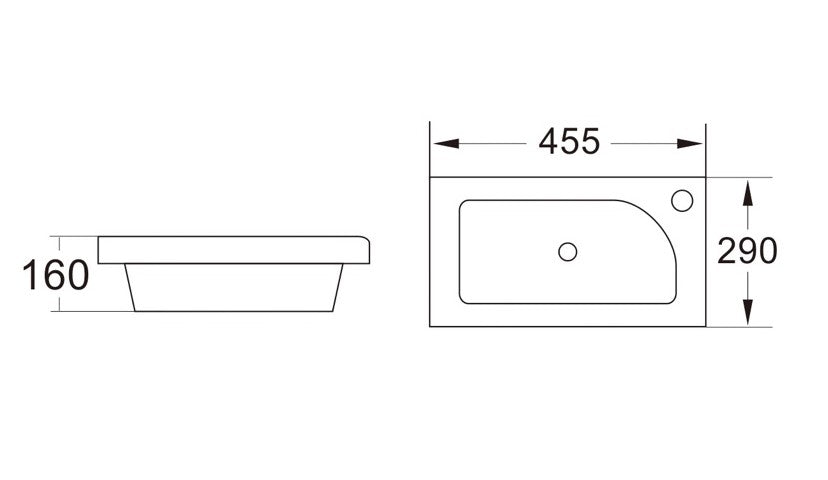 Esme Cloakroom Unit Davos Oak With Basin & Handle