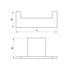 Roma Robe Hook Brushed Brass
