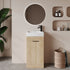 scudo esme cloakroom unit davos oak with basin handle, SCUDO, Sink Vanity Unit, Basin Unit, 3