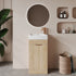 scudo esme cloakroom unit davos oak with basin handle, SCUDO, Sink Vanity Unit, Basin Unit, 4