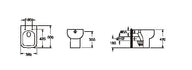 Choices 600 Back to wall Toilet and Seat