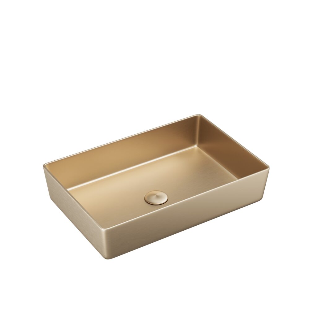 Scudo Core Basin Brushed Brass