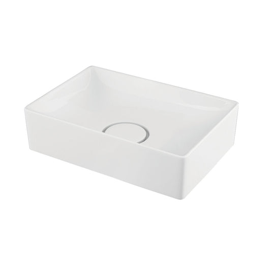 Scudo Stance 420mm x 270mm x 110mm Countertop Basin - White