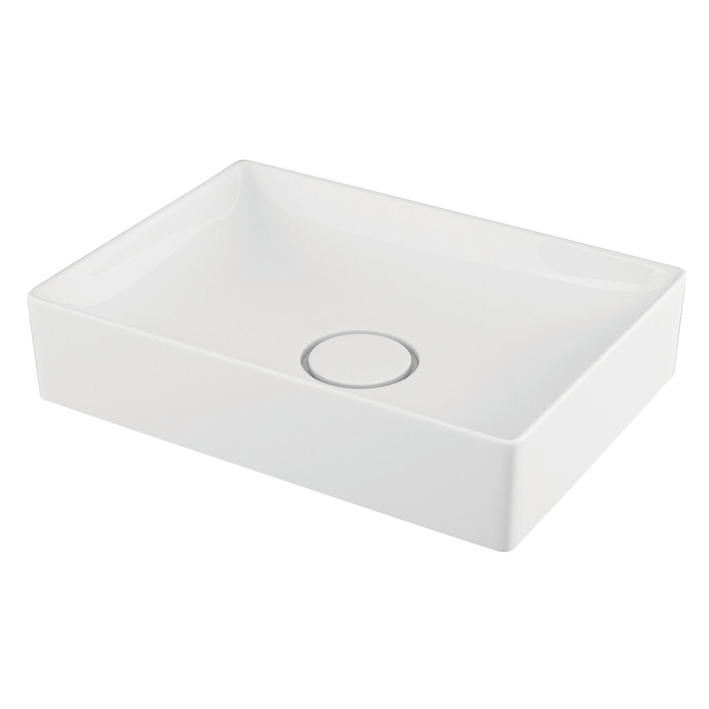 Scudo Stance 500mm x 360mm x 110mm Countertop Basin - White