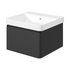 calpe 500mm wall hung basin unit basin matt black, Alessio, Wall Hung Vanity Unit, 2
