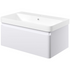 calpe 800mm wall hung basin unit basin matt white, Alessio, Wall Hung Vanity Unit, 3
