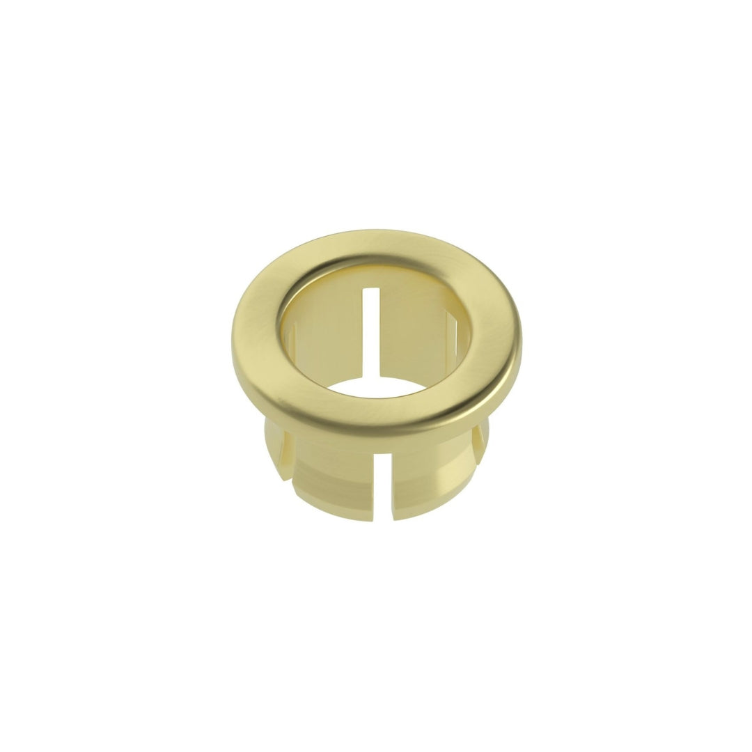 Calpe 600mm Basin Unit & Close Coupled WC Pack - Matt White Brushed Brass Finishes