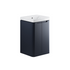 calvino 500mm 2 door floor standing basin unit matt indigo, Alessio, Sink Vanity Unit, Basin Unit, 3