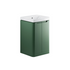 calvino 500mm 2 door floor standing basin unit matt sage green, Alessio, Sink Vanity Unit, Basin Unit, 5