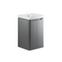 calvino 500mm 2 door floor standing basin unit matt grey, Alessio, Sink Vanity Unit, Basin Unit, 6