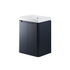 calvino 600mm 2 door floor standing basin unit matt indigo, Alessio, Sink Vanity Unit, Basin Unit, 4