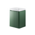 calvino 600mm 2 door floor standing basin unit matt sage green, Alessio, Sink Vanity Unit, Basin Unit, 6