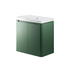 calvino 800mm 2 door floor standing basin unit matt sage green, Alessio, Sink Vanity Unit, Basin Unit, 8