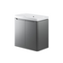 calvino 800mm 2 door floor standing basin unit matt grey, Alessio, Sink Vanity Unit, Basin Unit, 7