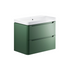 calvino 800mm 2 drawer wall hung basin unit matt sage green, Alessio, Wall Hung Vanity Unit, 5