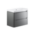 calvino 800mm 2 drawer wall hung basin unit matt grey, Alessio, Wall Hung Vanity Unit, 6