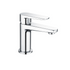 carlo chrome basin mixer tap waste, Alessio, Chrome Basin Taps, Taps, 1