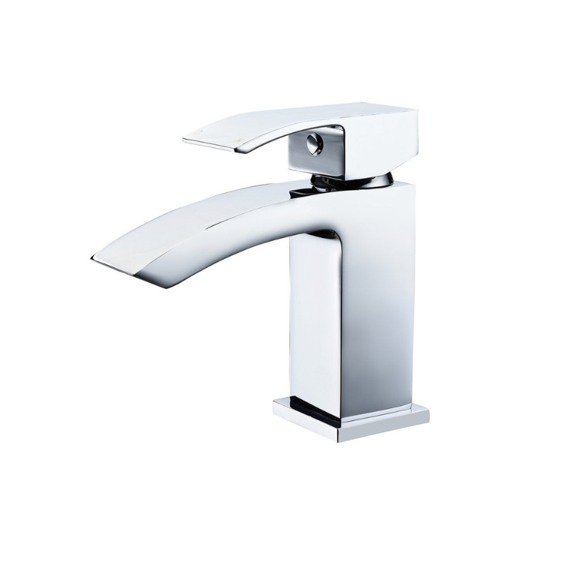 Cira Chrome Mono Basin Mixer Tap & Waste