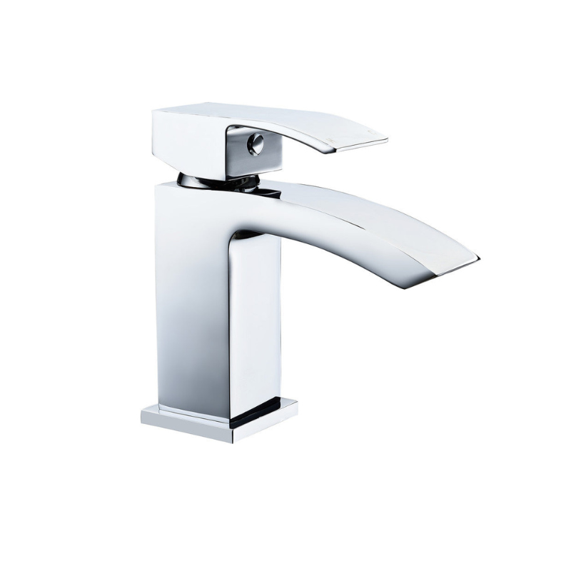 Cira Chrome Mono Basin Mixer Tap & Waste