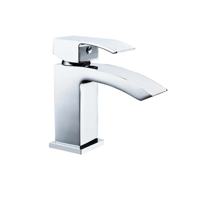 cira chrome mono basin mixer tap waste, Alessio, Chrome Basin Taps, Taps, 1