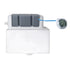 Alessio Concealed Cistern And Chrome Button (Side Inlet)