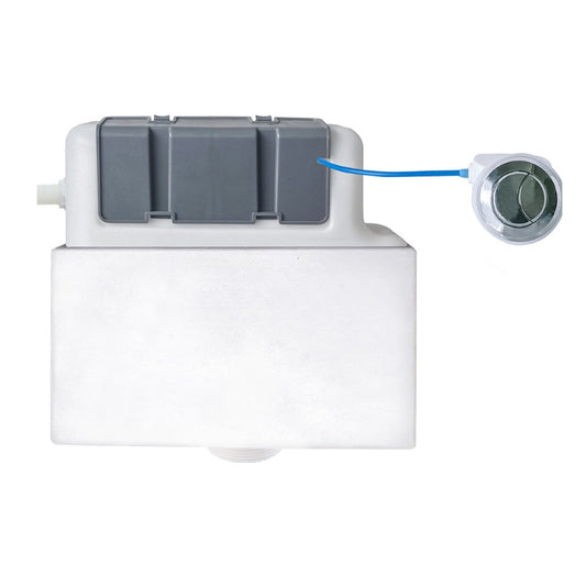 Alessio Concealed Cistern And Chrome Button (Side Inlet)