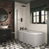 ludo p shape shower bath pack 1700x850x560mm lh, Baths, Shower Baths, Alessio, 1