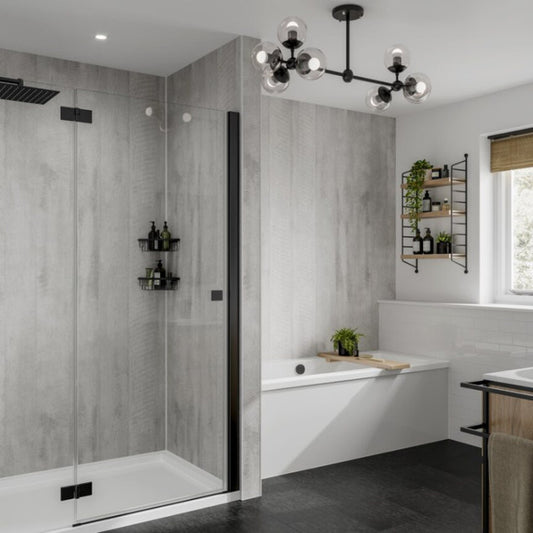 Multipanel Concrete Formwood Linda Barker Shower Panel