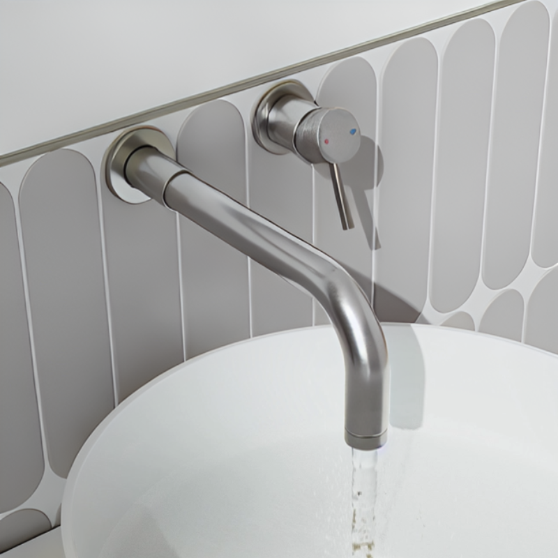 Core Wall Mounted Basin Tap Chrome