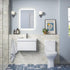 calpe 500mm wall hung basin unit basin matt white, Alessio, Wall Hung Vanity Unit, 3