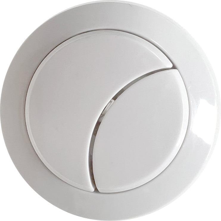 Alessio Dual Push Button Cover White