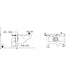 Alessio Wall Hung 0.5m WC Frame (exc. Cistern)