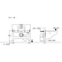 Alessio Wall Hung 0.5m WC Frame (exc. Cistern)