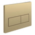 Alessio Rectangle Push Button Flush Plate - Brushed Bronze