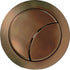 Alessio Dual Push Button Cover Brushed Bronze