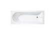 Sleek Bath Suite 1700mm with 500mm White Basin Unit And Toilet