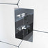 raul square shower pack single outlet with overhead shower head, Alessio, Mixer Showers, Shower Valves, Showers, 2