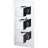 raul square shower pack two outlet riser overhead kit, Alessio, Mixer Showers, Shower Valves, Showers, 7