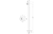 square concealed valve head arm shower pack matt black, Alessio, Mixer Showers, Shower Valves, Showers, 4