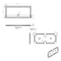 40mm Deluxe 1500x700mm Rectangular Shower Tray & Waste