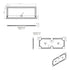 40mm Deluxe 1700x700mm Rectangular Shower Tray & Waste