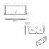 40mm Deluxe 1800x800mm Rectangular Shower Tray & Waste