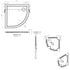 40mm Deluxe 800x800mm Quadrant Shower Tray & Waste