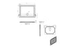 40mm Deluxe 900x700mm Rectangular Shower Tray & Waste