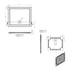 40mm Deluxe 900x760mm Rectangular Shower Tray & Waste