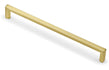 London 350mm Wall Hung 1 Door Tall Unit - Matt Reed Green with Gold Handle