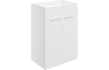 vito 600mm floor standing basin unit worktop white gloss, Alessio, Sink Vanity Unit, Basin Unit, 4