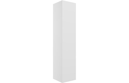 Valente 350mm Wall Hung 1 Door Tall Unit - Matt White